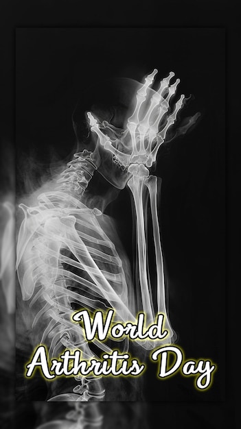 PSD world arthritis day health day background for social media post design