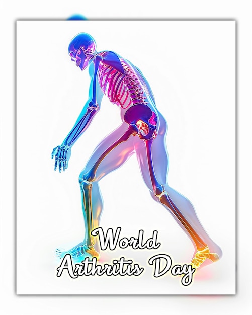 PSD world arthritis day health day background for social media post design