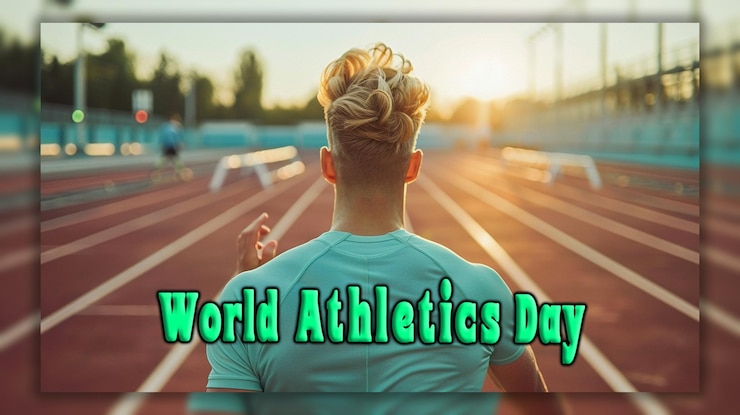 PSD world athletics day national sports day background