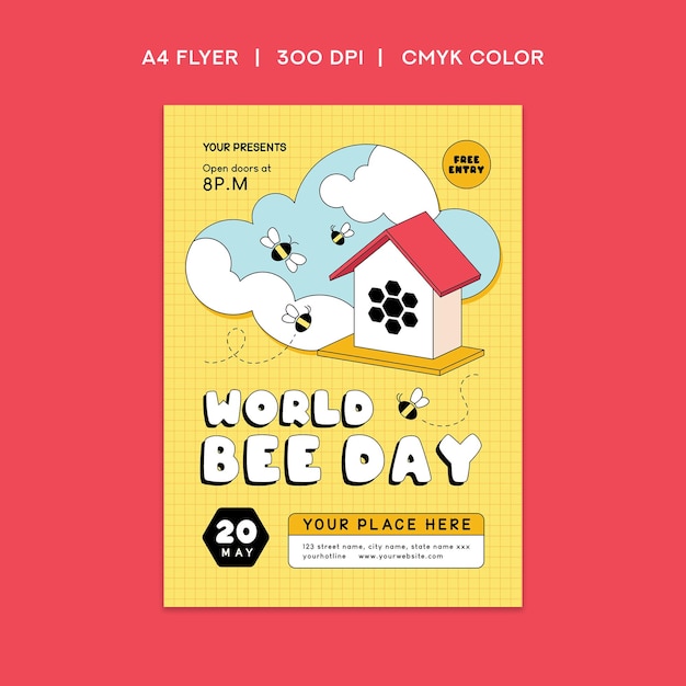 World Bee Day Flyer