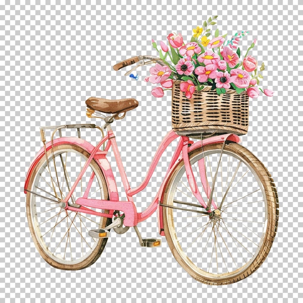 PSD giornata mondiale della bicicletta bicicletta 3d triciclo isolato su sfondo trasparente