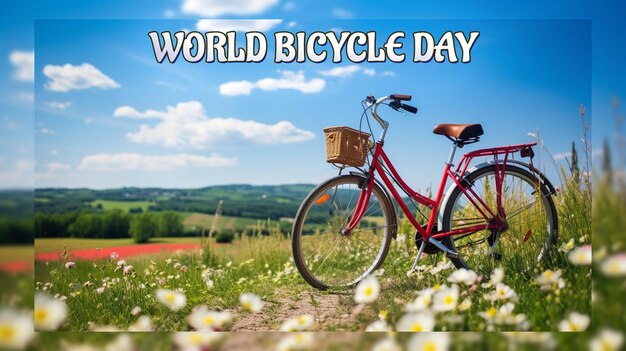 World bicycle day and world car free day celebration