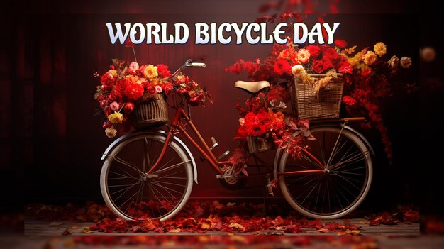 Celebrazione della giornata mondiale della bicicletta e della giornata mondiale senza auto