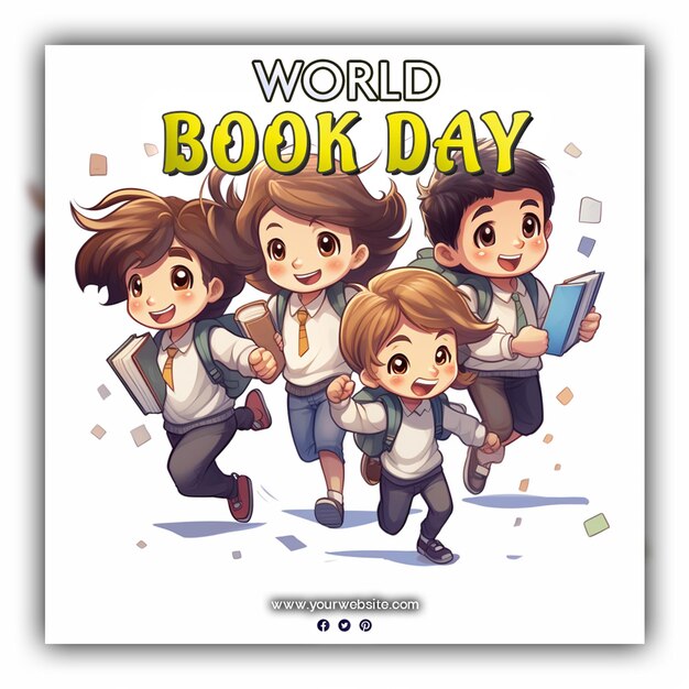 Background della giornata mondiale del libro