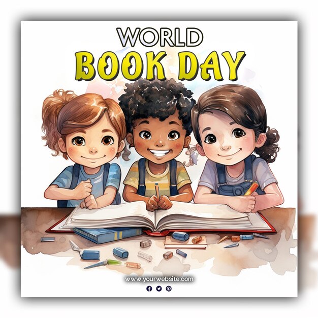 World book day background