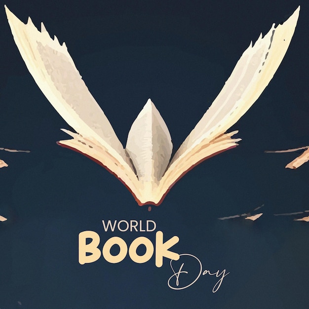 World book day social media template