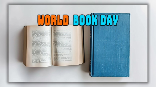 PSD 세계 책의 날 세계 지적 재산권의 날 저작권 랜딩 페이지 템플릿