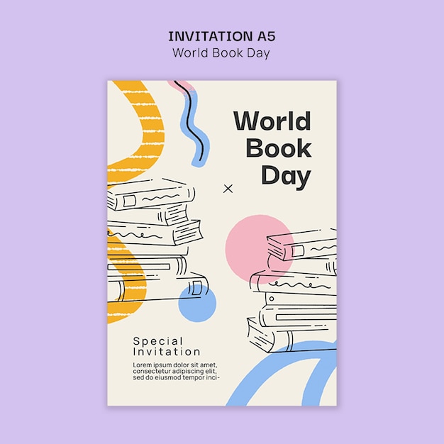 World book day template design