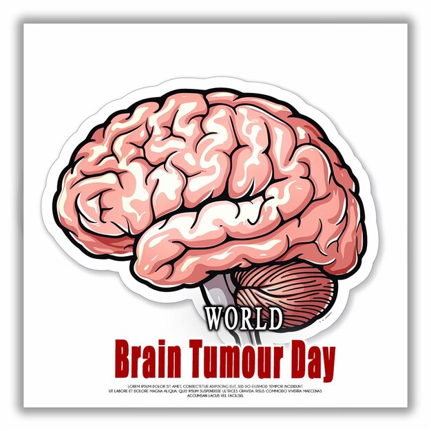 World brain tumour day background