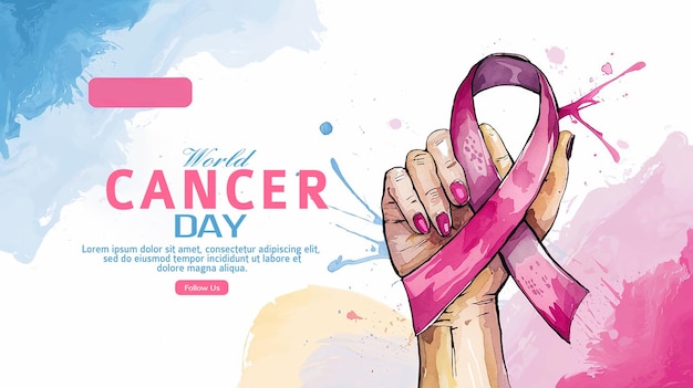 world cancer day designs raise awareness with creative graphics