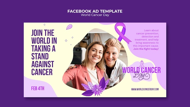 World cancer day facebook template