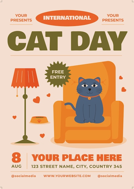 PSD world cat day