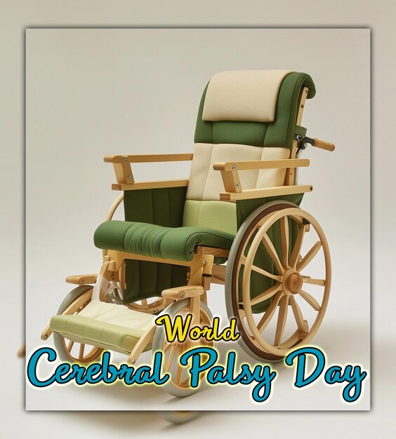 PSD world cerebral palsy day international day of people with disability for social media post design