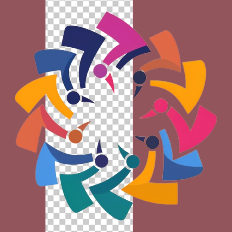 PSD world charity day png illustration