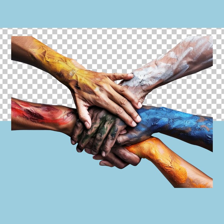 PSD world charity day png illustration