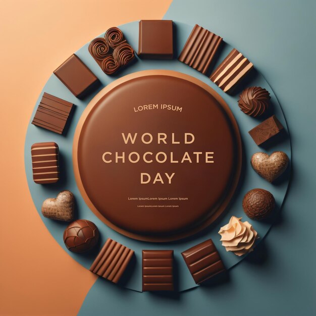 Premium PSD World chocolate day
