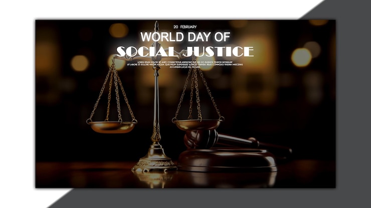 PSD world day of social justice banner