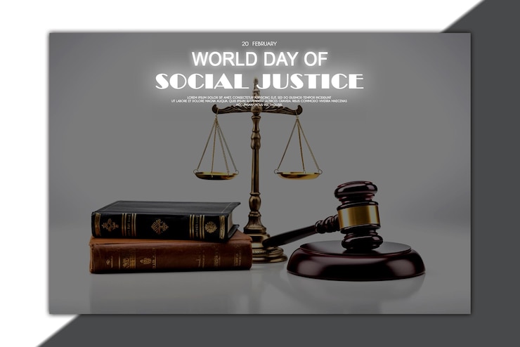 PSD world day of social justice banner