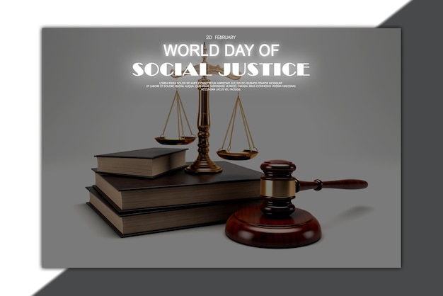 world day of social justice banner