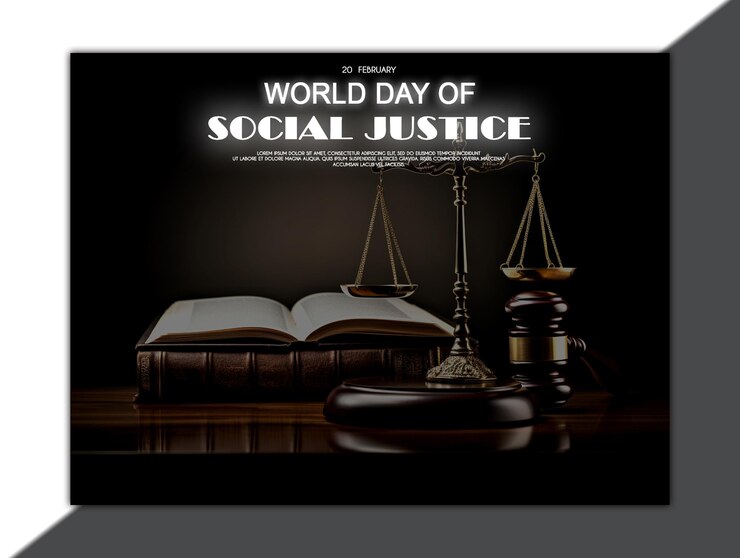 PSD world day of social justice banner