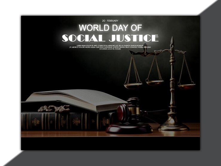 PSD world day of social justice banner