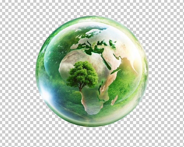 PSD 世界環境と地球デーのコンセプト