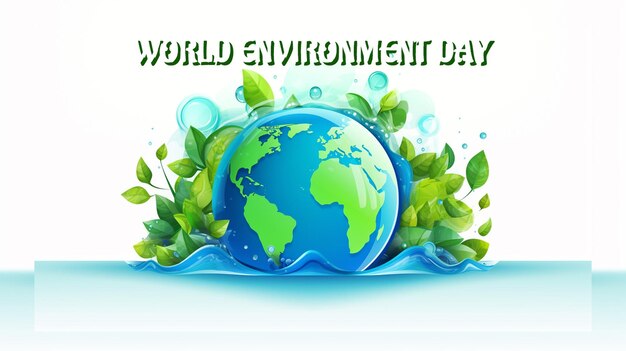 PSD world environment day concept