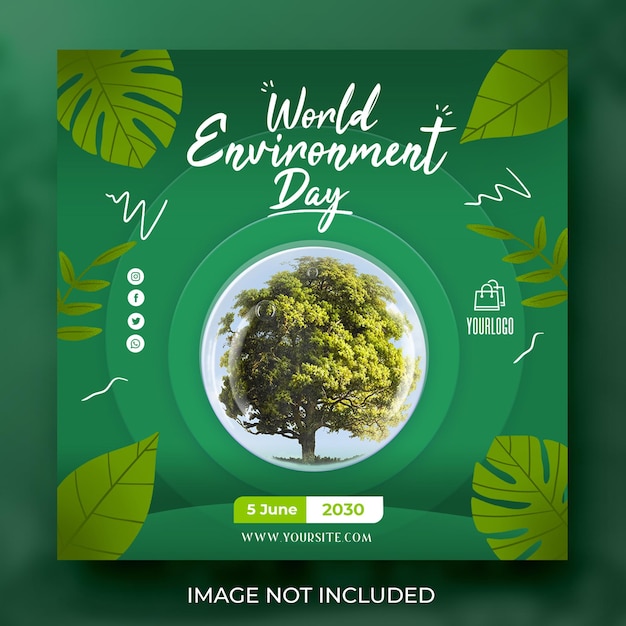 World environment day instagram post