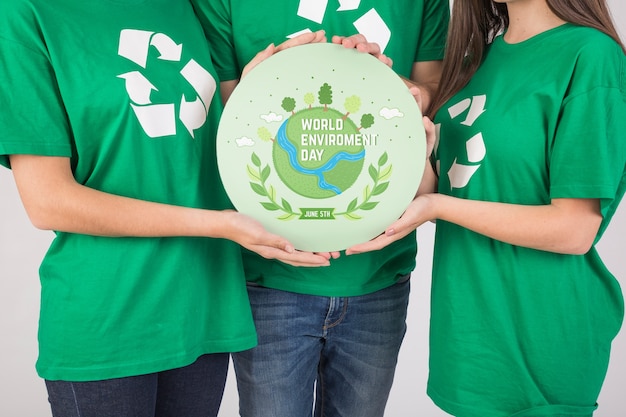 PSD world environment day mockup