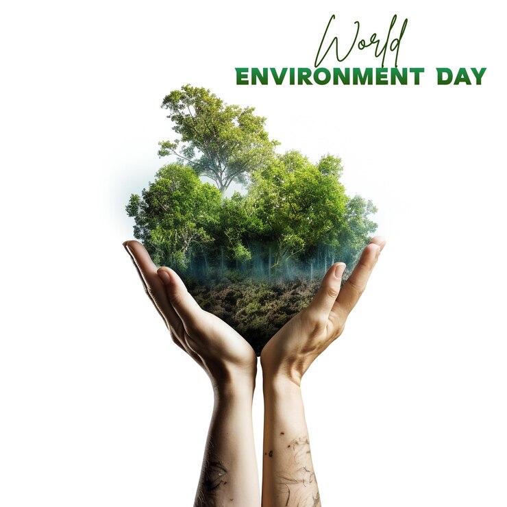 PSD world environment day poster design background