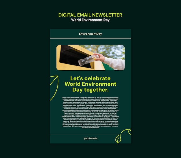 world environment day template