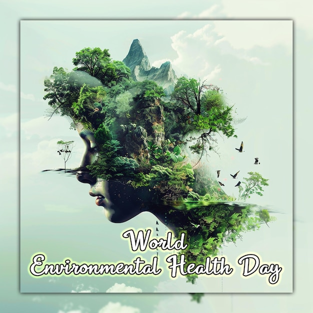 PSD Всемирный день здоровья окружающей среды всемирный день окружающей среды спасем планету для дизайна постов в социальных сетях