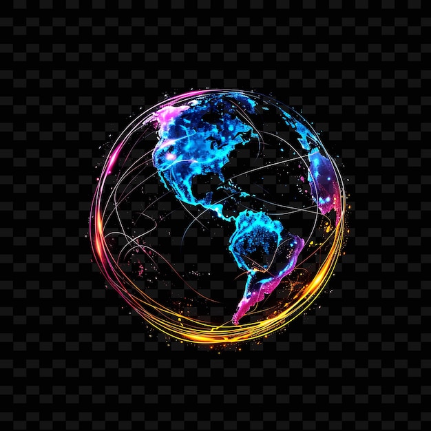 PSD a world globe with the words world on it