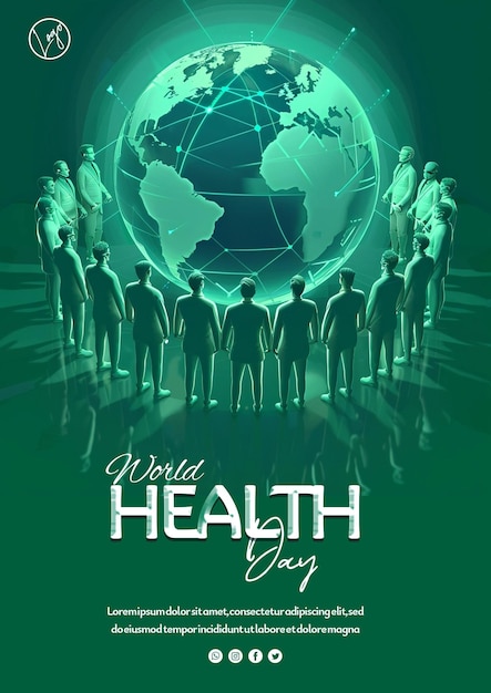 World Health Day social media post template