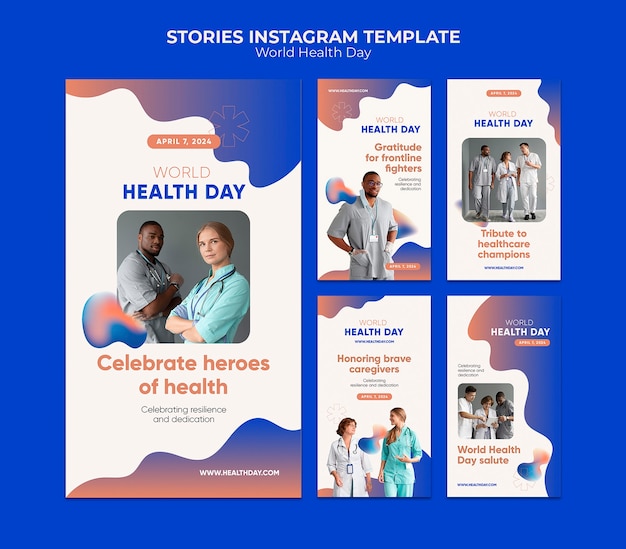 PSD world health day template design