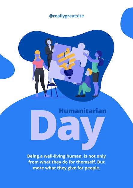 world humanitarian day design