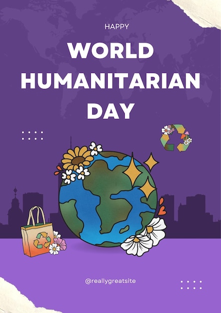 世界人道主義の日 デザイン