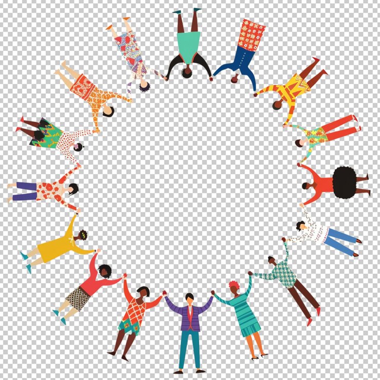 PSD 世界人道主義の日 フラットデザイン