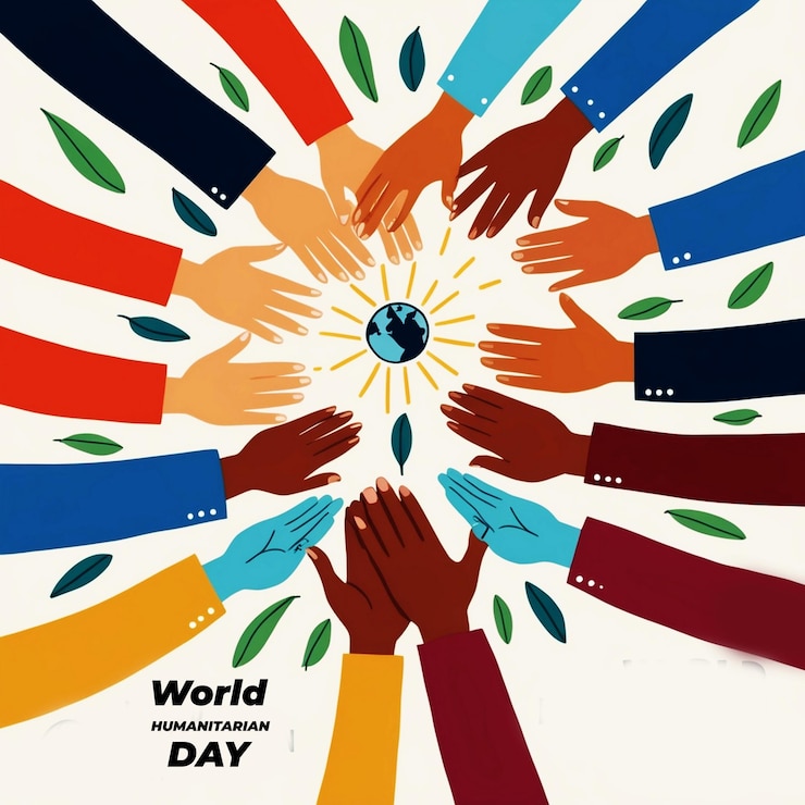 PSD world humanitarian day social media post