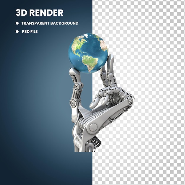 PSD ロボットの手の中の世界