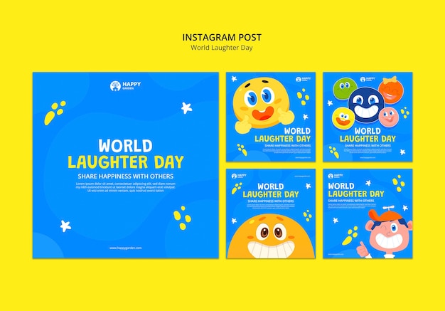 World laughter day template