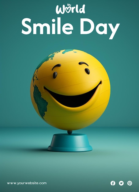 World laughter day and world smile day