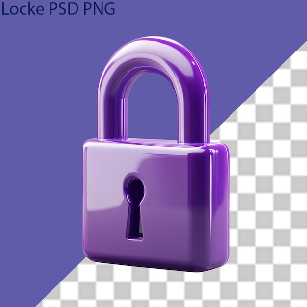 World Lock Day PSD PNG