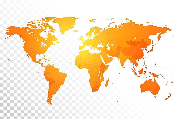 PSD world map global globalization