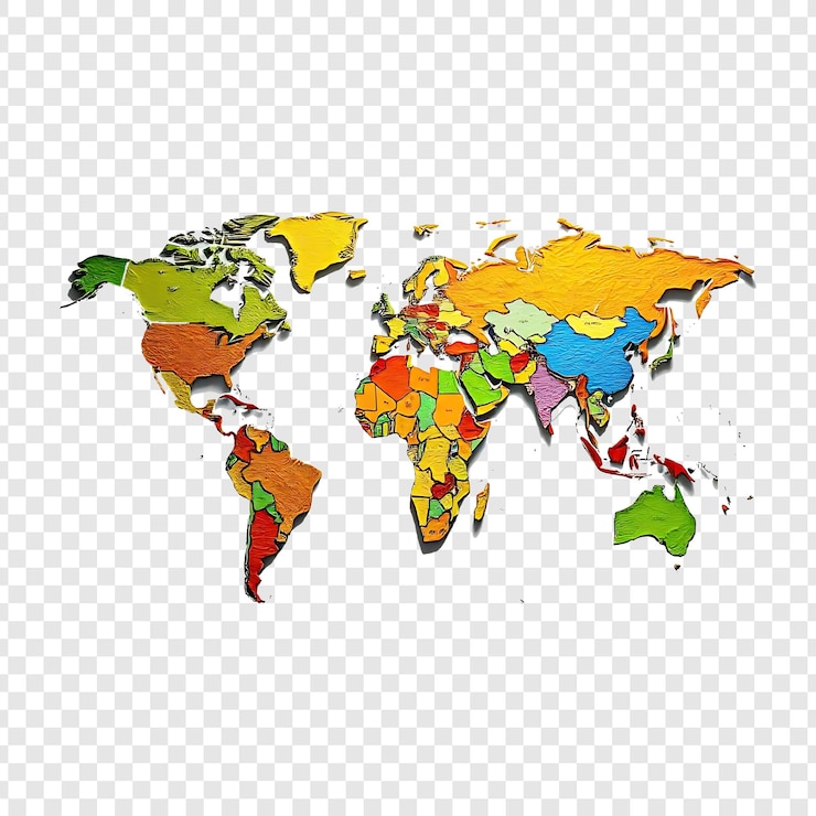 PSD world map