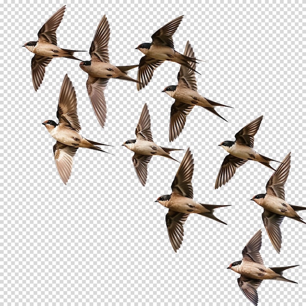 PSD world migratory bird day isolated on transparent background