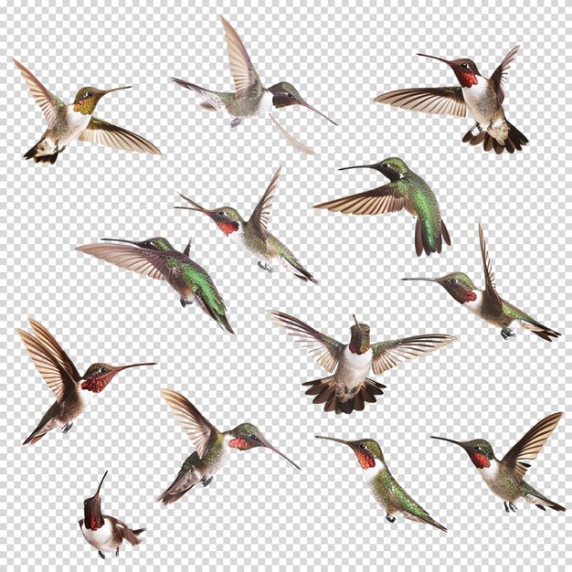 PSD world migratory bird day isolated on transparent background