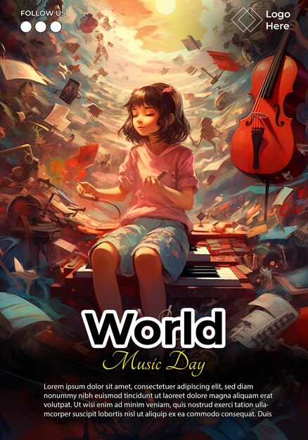 World music day poster