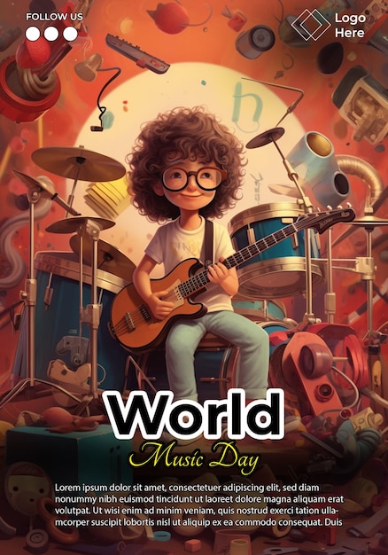 World music day poster