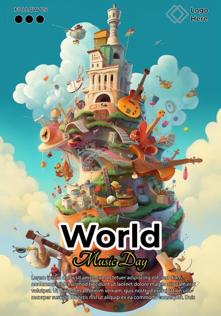 World music day posterv